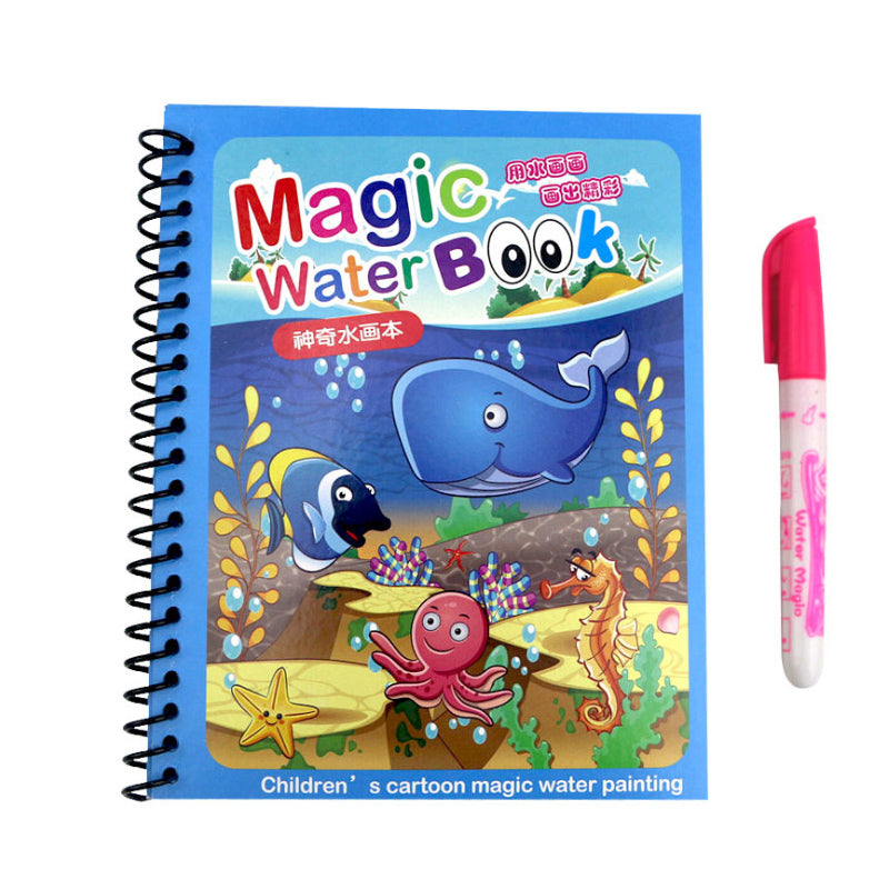 Magic Water painting Book - All Mart