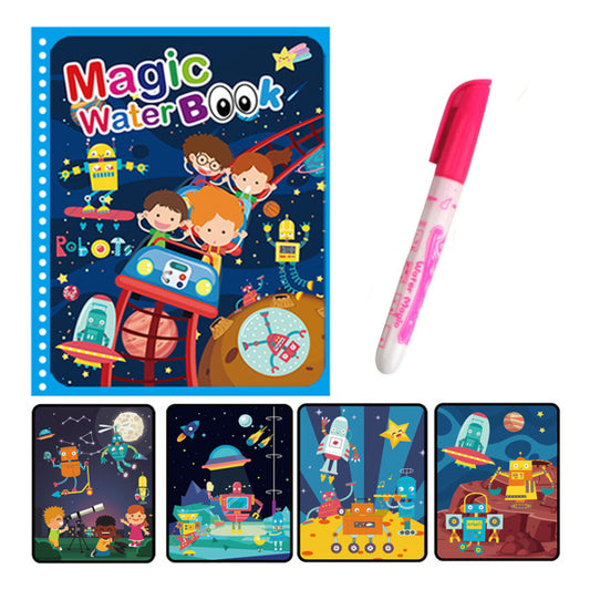 Magic Water painting Book - All Mart
