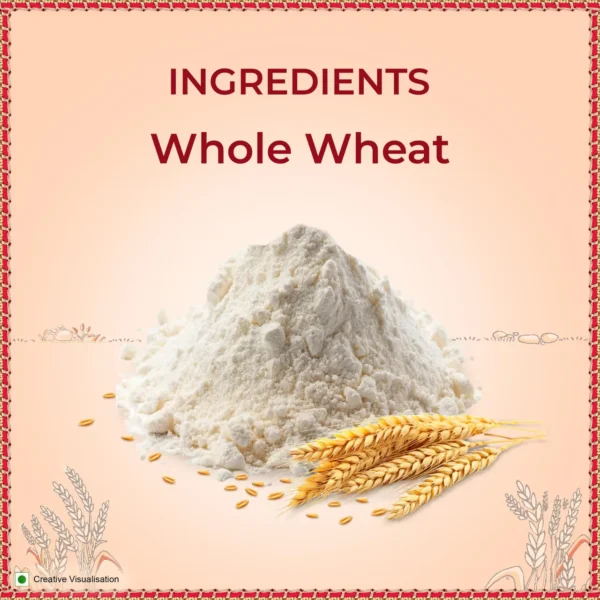 Aashirvaad Atta - Superior MP Whole Wheat, No Maida | Pouch - Image 2