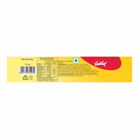 Vadilal Mango Badabite Ice Cream Stick - Image 3